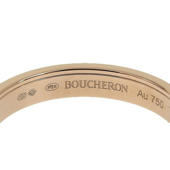 Boucheron Cattle Ring classic ring K18 Pink Gold #9.5(US Size) 5.0g mens - Picture 4 of 6